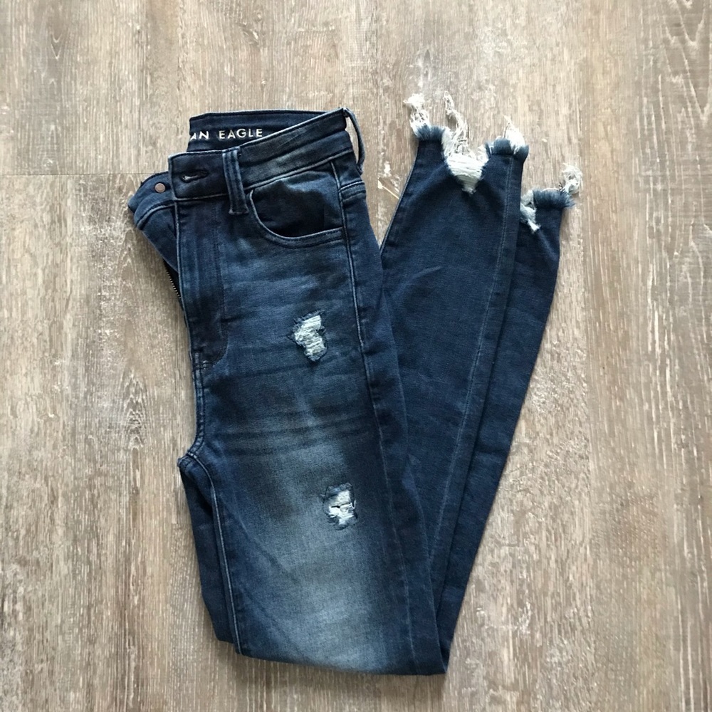 American Eagle Jeggings, 0 Short, High Rise, EUC